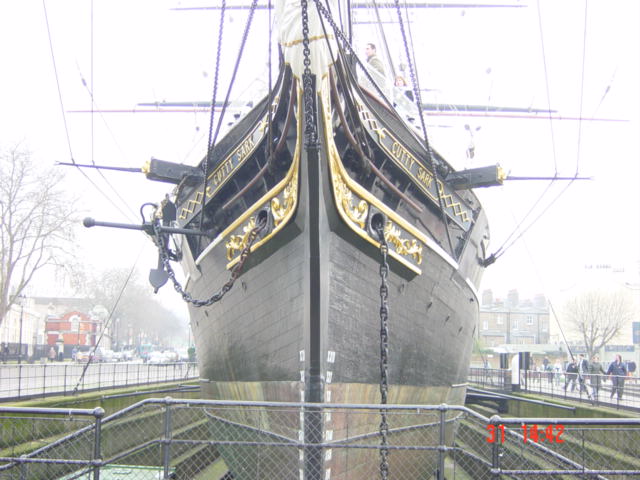 Cutty Sark - an old tea-carrying ship (Maritime Greenwich)