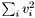 $ \sum_i v_i^2 $